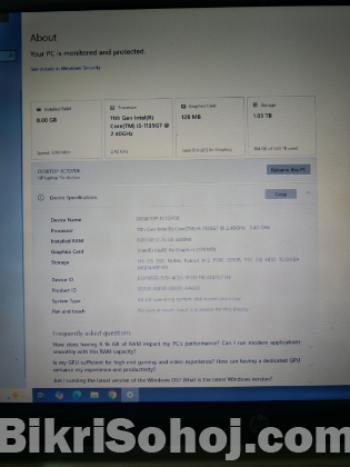 HP Core i-05 11th Generation